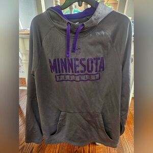 Fanatics Gray and Purple Hoodie
